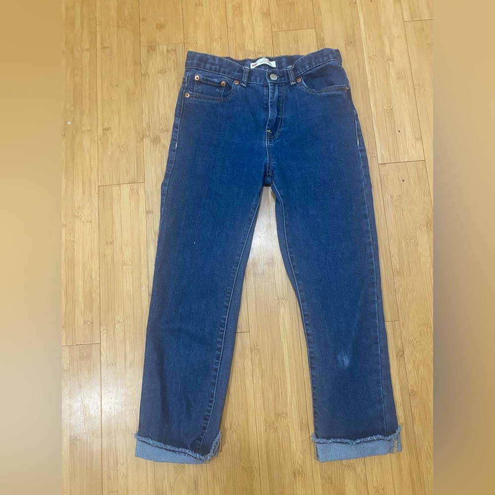 Levi’s High-Rise Ankle Cuffed Straight Jeans sz. 14